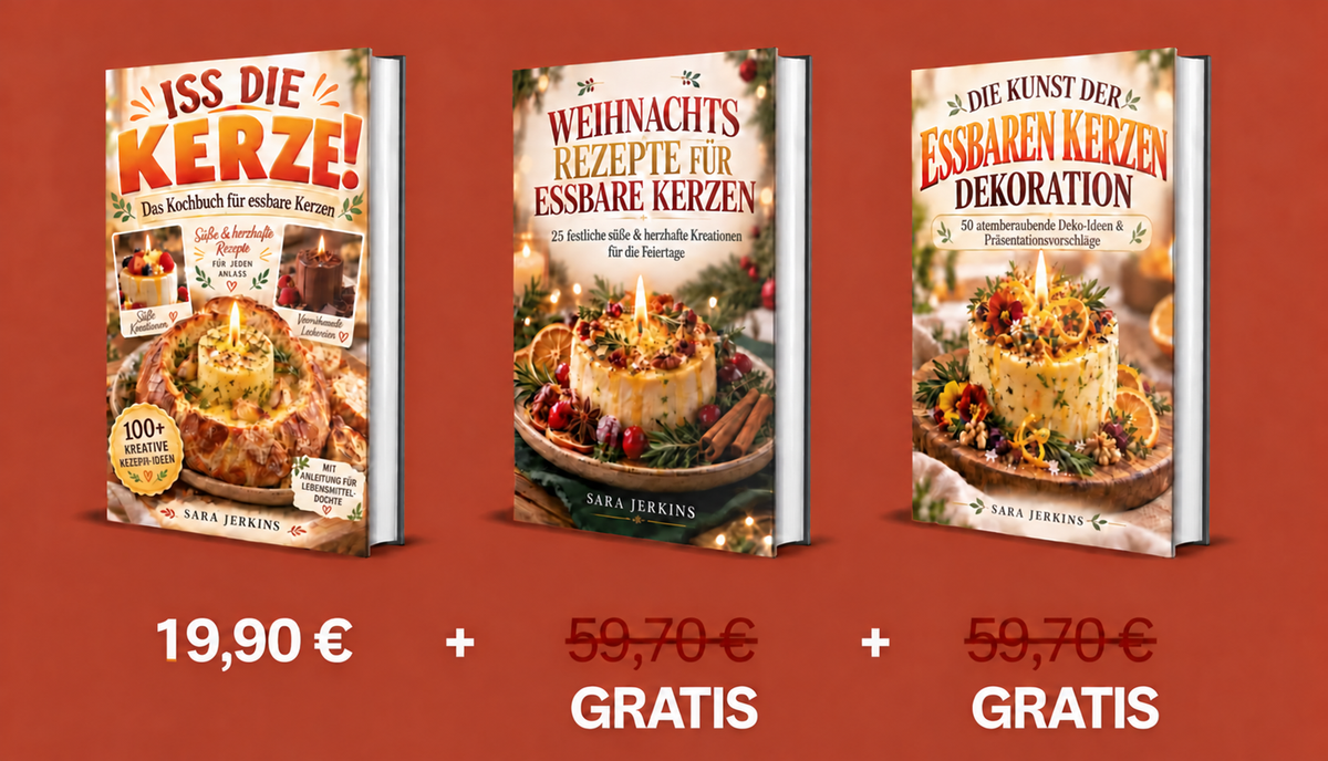 Iss die Kerze! — Kochbuch für essbare Kerzen — imagem 2