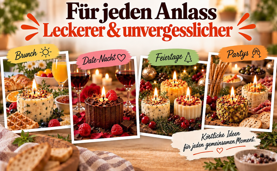 Iss die Kerze! — Kochbuch für essbare Kerzen