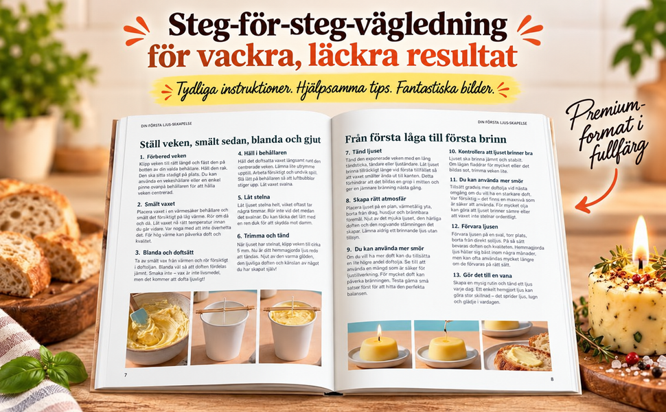 Ät ljuset! — kokbok med ätbara ljus — imagem 3