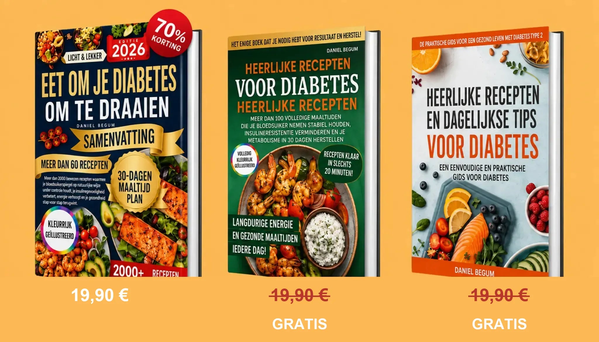 3 Boekenbundel – Diabetisch Dieet