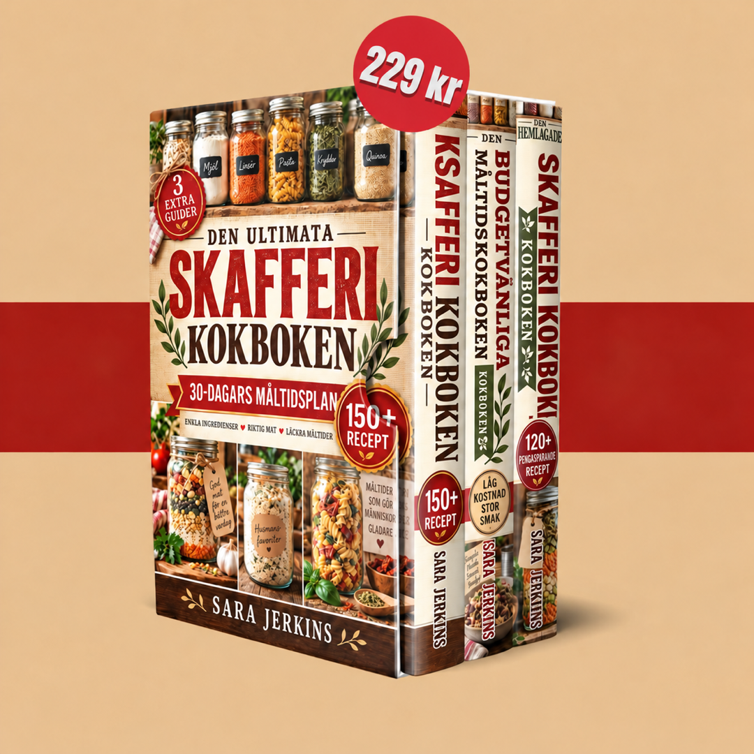 Det kompletta skafferiet med torrblandningar