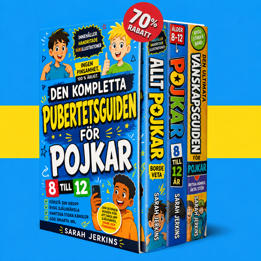 Allt-i-ett-guiden om puberteten för killar 8–12 år
