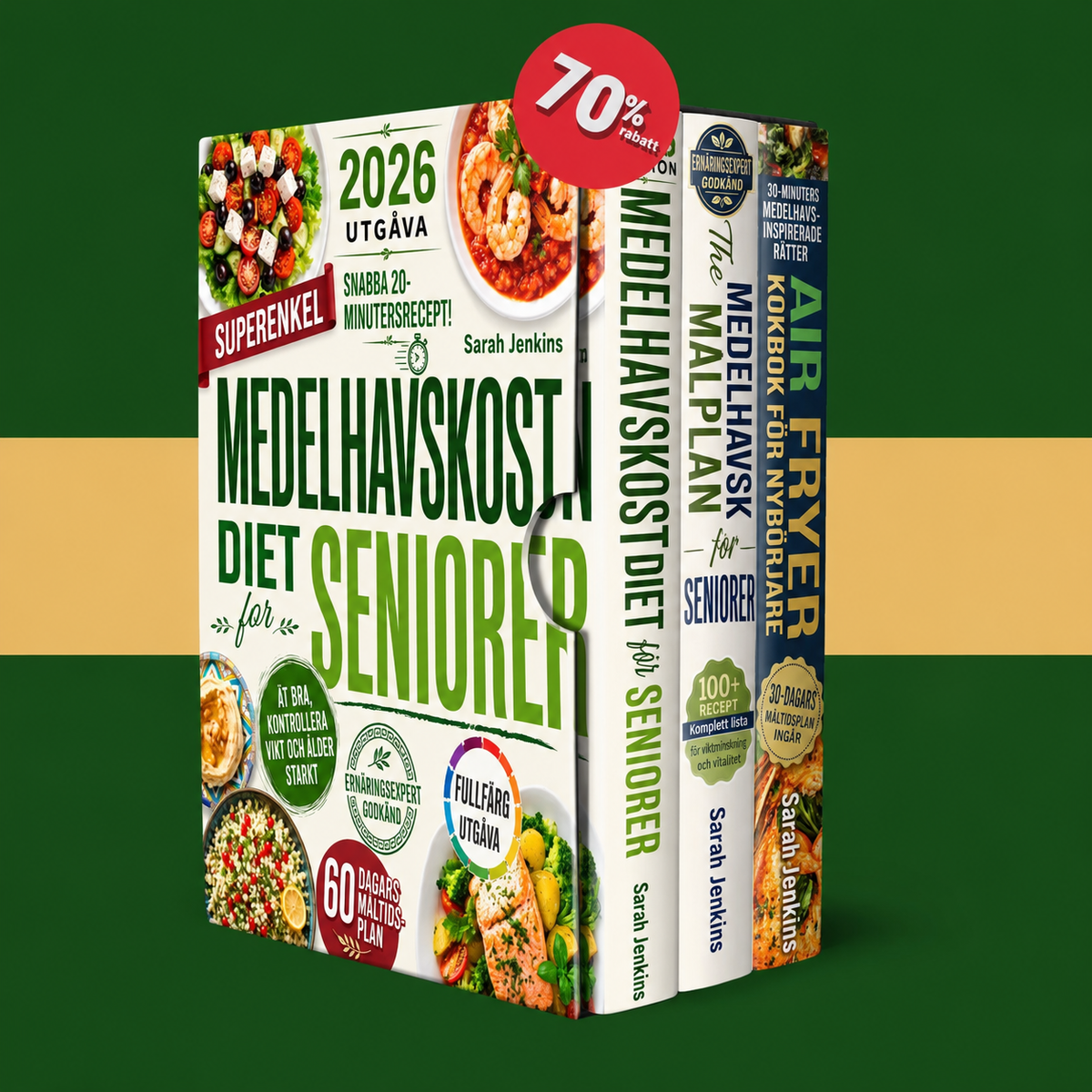 The Mediterranean Diet 3-Book Bundle + 2 BONUS