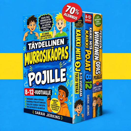 Kattava murrosiän opas 8-12-vuotiaille pojille